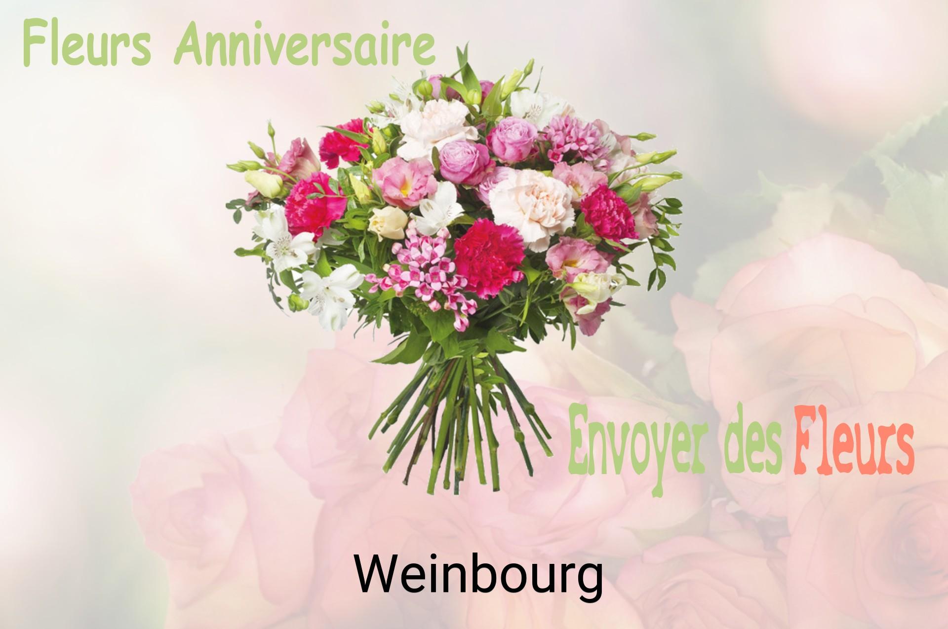 Bouquet de fleurs d’anniversaire livré à Weinbourg