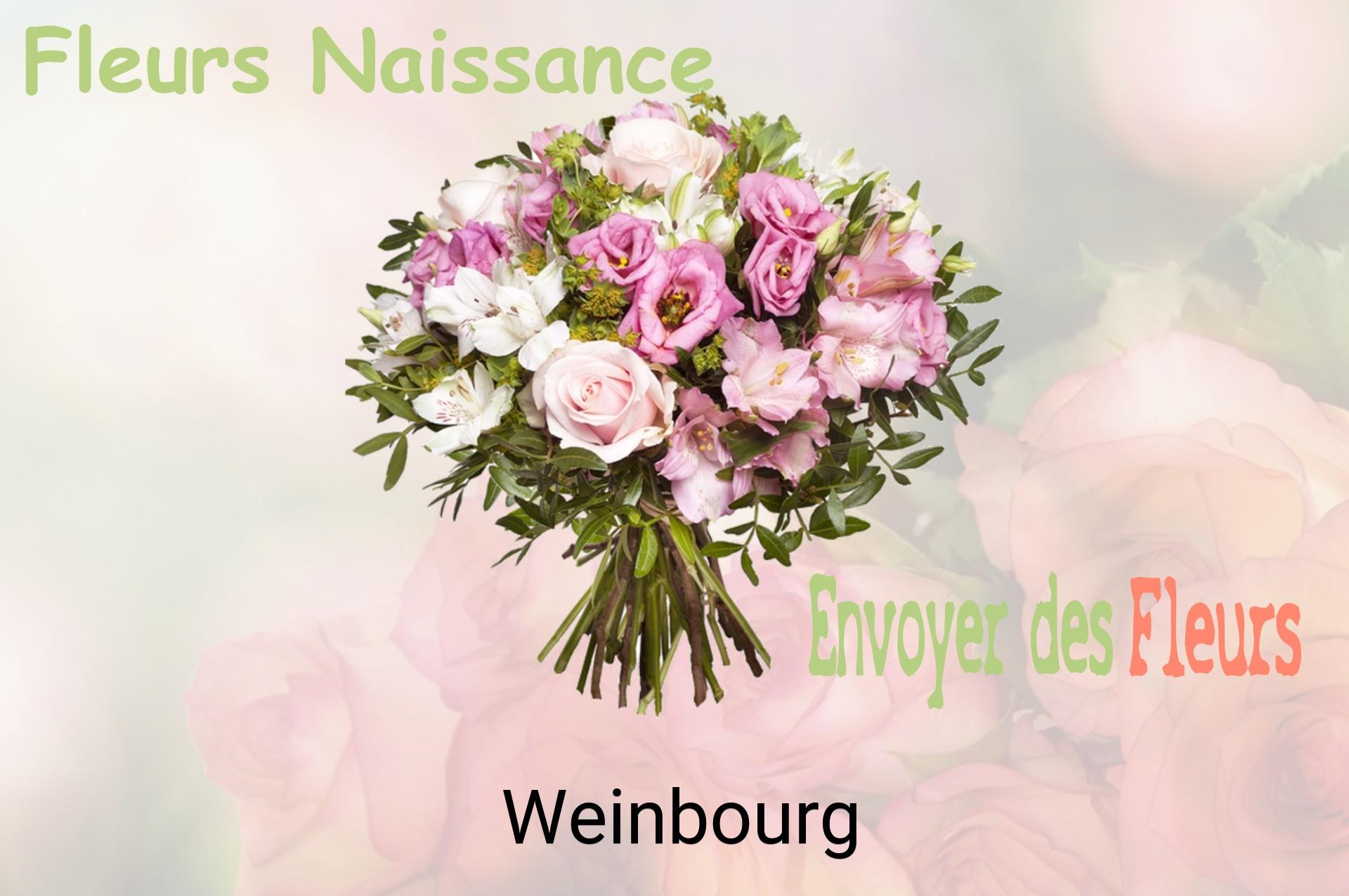 Bouquet de fleurs de naissance livré à Weinbourg